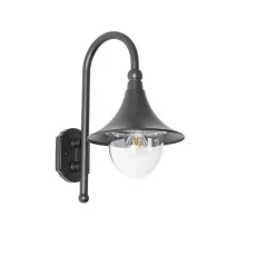 Klassische Außenwandleuchte schwarz IP44 - Daphne