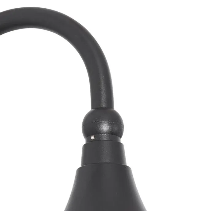 Klassische Außenwandleuchte schwarz IP44 - Daphne