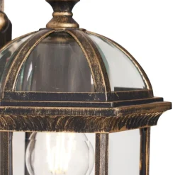 Klassische Außenwandleuchte Antikgold IP44 - Glasgow