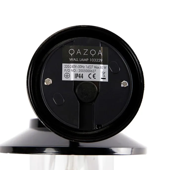 Klassische Außenwandleuchte schwarz IP44 - Oxford