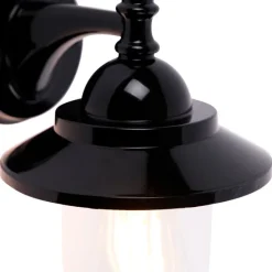Klassische Außenwandleuchte schwarz IP44 - Oxford
