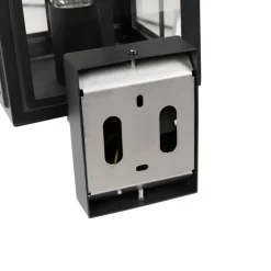 Klassische Außenwandleuchte schwarz IP44 - Dover