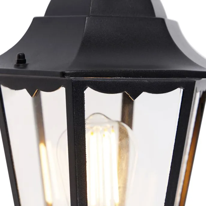 Klassische Außenwandleuchte schwarz IP44 - Havana Up
