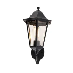 Klassische Außenwandleuchte schwarz IP44 - Havana Up