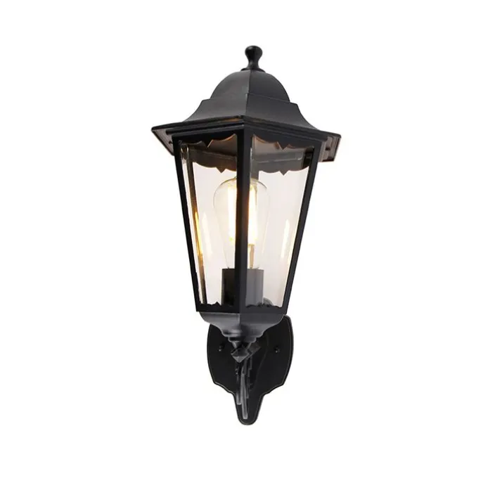 Klassische Außenwandleuchte schwarz IP44 - Havana Up