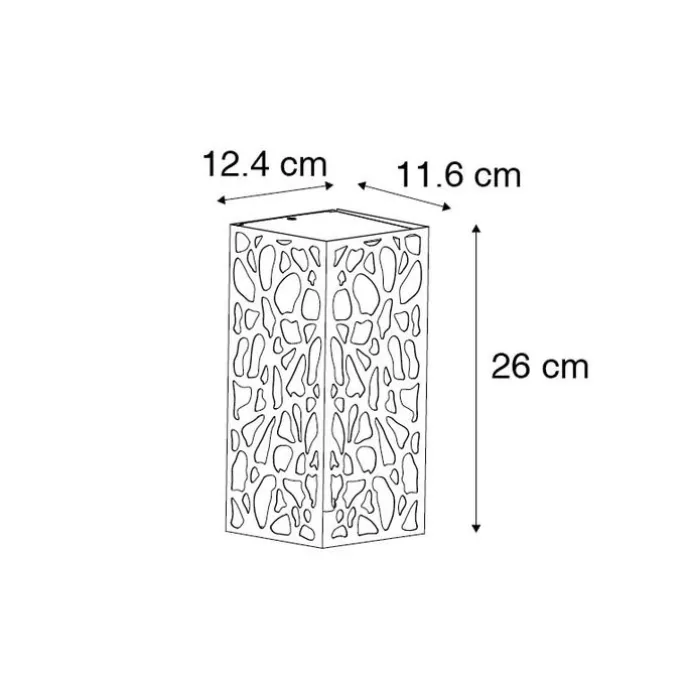 Klassische Außenwandleuchte schwarz IP44 - Nicole