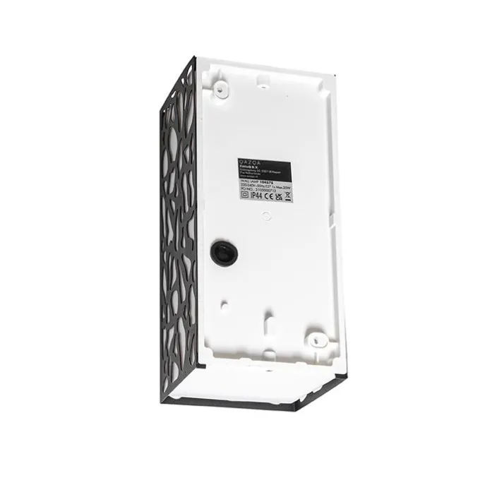 Klassische Außenwandleuchte schwarz IP44 - Nicole