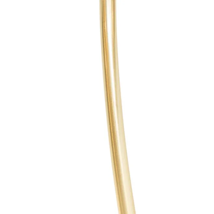 Klassische Deckenlampe Gold mit Glas 9 Lichter - Elien