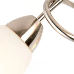 Klassische Deckenlampe Stahl 3 Lichter - Fortress