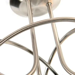 Klassische Deckenlampe Stahl 3 Lichter - Fortress