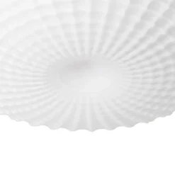 Klassische Deckenleuchte schwarz mit Opalglas 23 cm IP44 - Nohmi