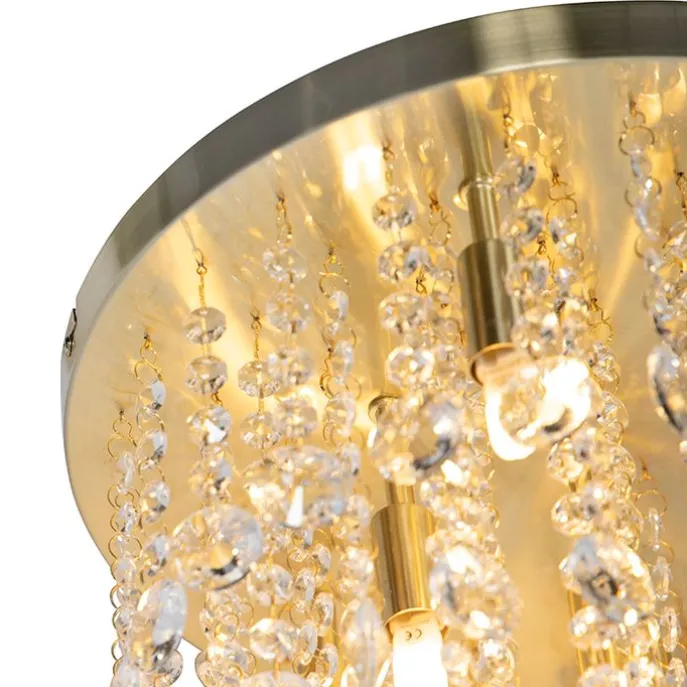 Klassische Deckenleuchte Gold / Messing 35 cm - Medusa