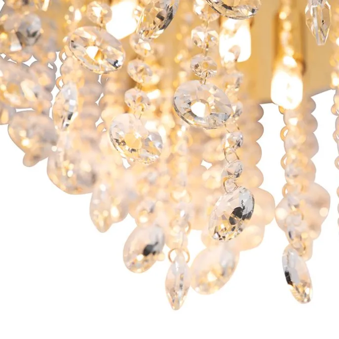 Klassische Deckenleuchte Gold / Messing 35 cm - Medusa