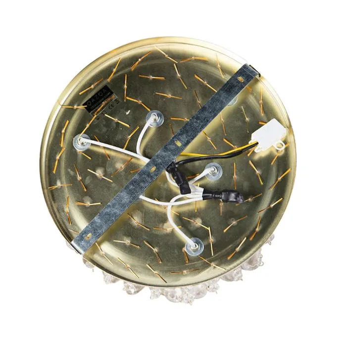 Klassische Deckenleuchte Gold / Messing 35 cm - Medusa