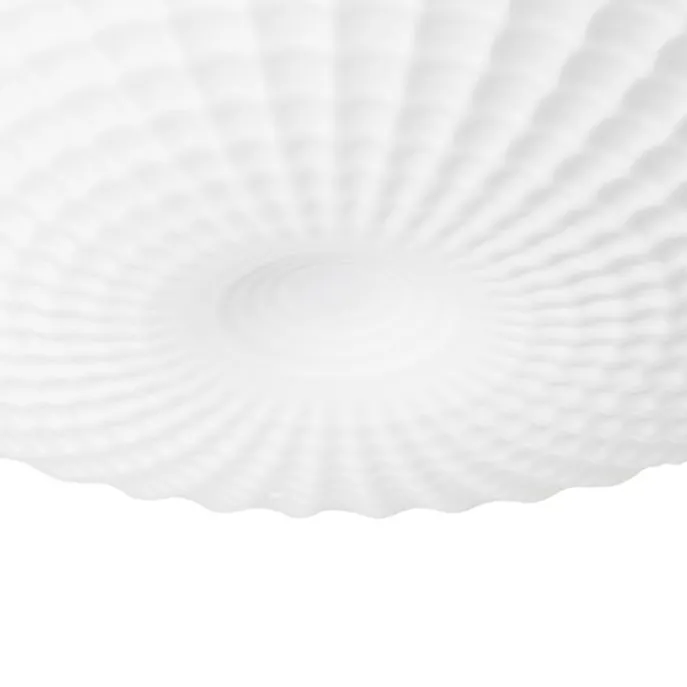 Klassische Deckenleuchte schwarz mit Opalglas 30 cm IP44 - Nohmi