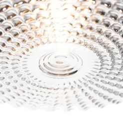 Klassische Deckenleuchte schwarz mit Rauchglas 35 cm IP44 - Nohmi