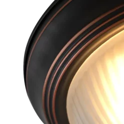 Klassische Deckenleuchte braun opal - Classico