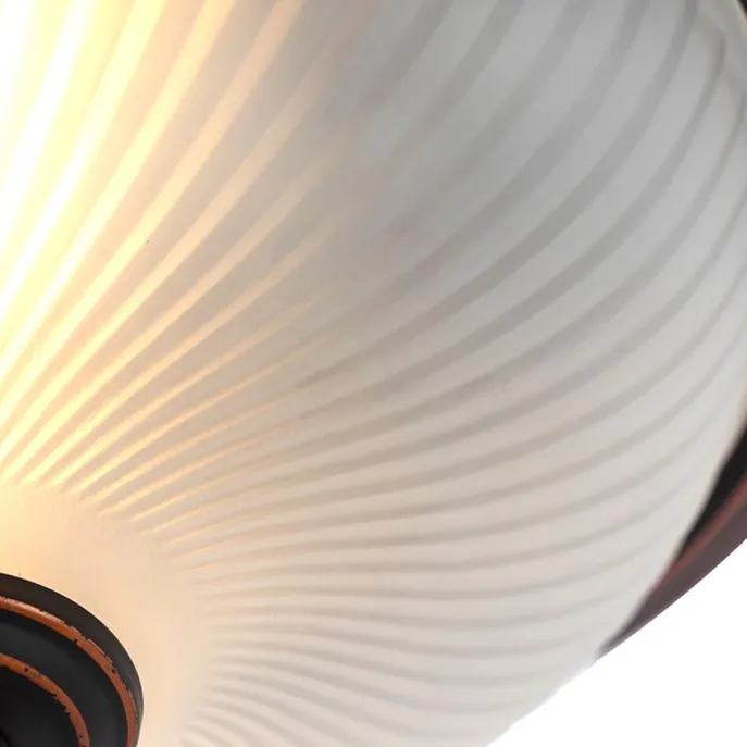 Klassische Deckenleuchte braun opal - Classico