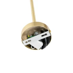 Klassische Hängelampe Gold mit Glas 12 Lichter - Elien