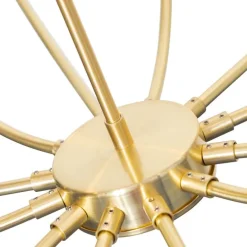 Klassische Hängelampe Gold mit Glas 12 Lichter - Elien