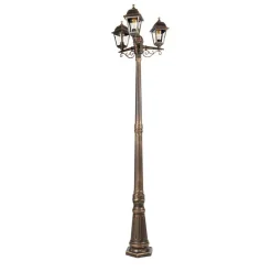 Klassische Laterne Antikgold 3-Licht IP44 - Hauptstadt