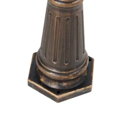 Klassische Laterne Antikgold 3-Licht IP44 - Hauptstadt