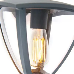 Klassische Laterne für den Außenbereich mit dunkelgrauer Schutzart IP44 - Platar