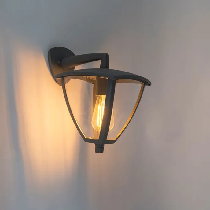 Klassische Laterne für den Außenbereich mit dunkelgrauer Schutzart IP44 - Platar