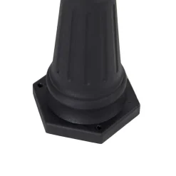 Klassische Laterne schwarz 3-Licht IP44 - Hauptstadt