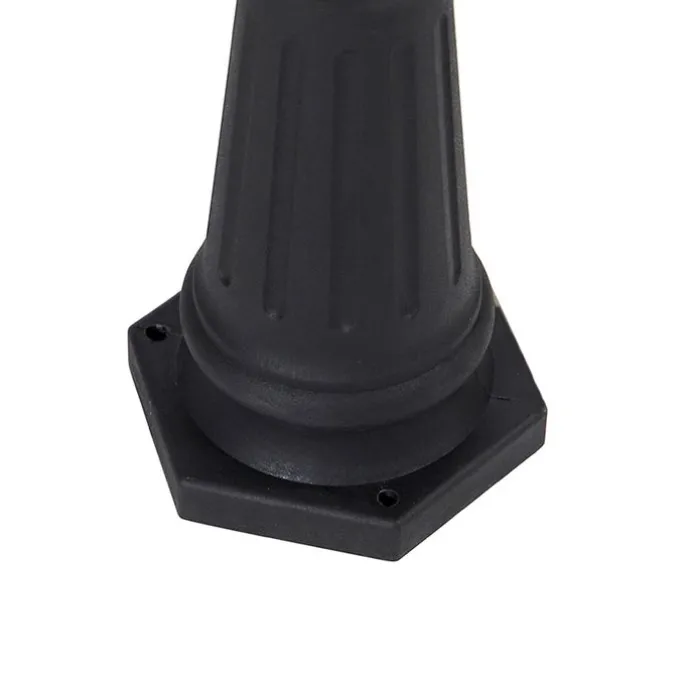 Klassische Laterne schwarz 3-Licht IP44 - Hauptstadt