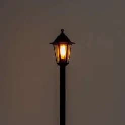 Klassische Laterne Schwarz IP44 - New Haven