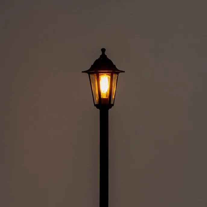 Klassische Laterne Schwarz IP44 - New Haven