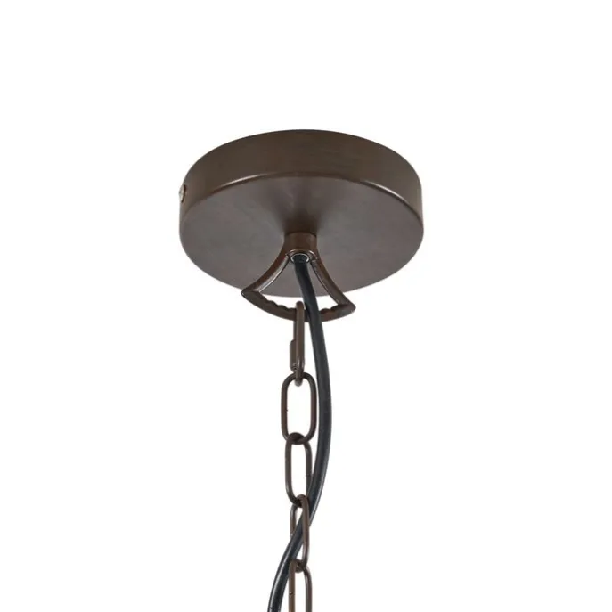 Klassischer Kronleuchter Rostbraun 8-flammig - Giuseppe