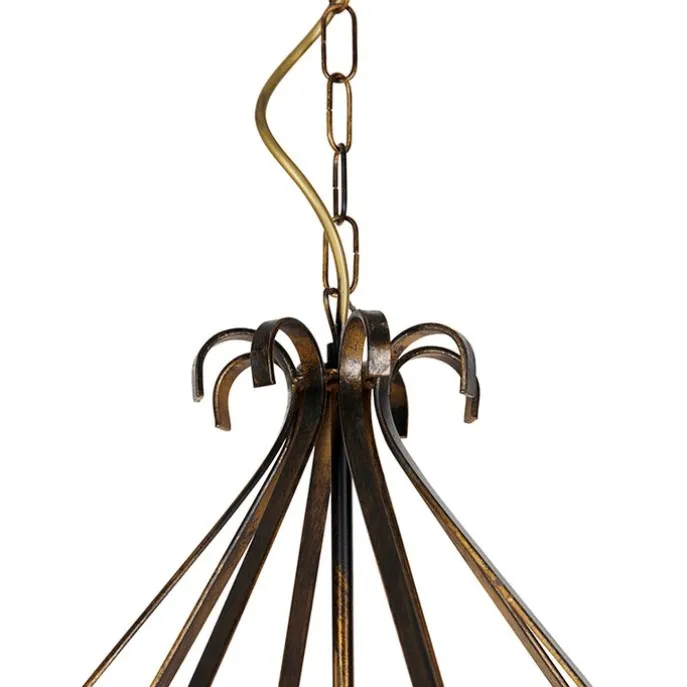 Klassischer Kronleuchter Antikgold 8 Lichter - Giuseppe 8