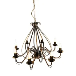 Klassischer Kronleuchter Antikgold 8 Lichter - Giuseppe 8