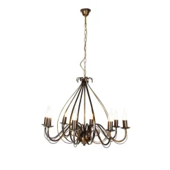 Klassischer Kronleuchter Antikgold 8 Lichter - Giuseppe 8