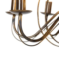 Klassischer Kronleuchter Antikgold 8 Lichter - Giuseppe 8