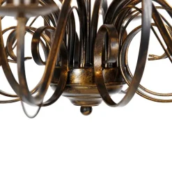 Klassischer Kronleuchter Antikgold 8 Lichter - Giuseppe 8