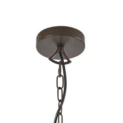 Klassischer Kronleuchter Rostbraun 5-flammig - Giuseppe