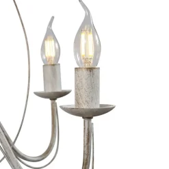 Klassischer Kronleuchter Creme 5-flammig - Giuseppe