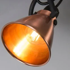 Klassischer, verstellbarer Deckenstrahler Kupfer - Jos