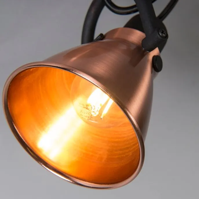 Klassischer, verstellbarer Deckenstrahler Kupfer - Jos