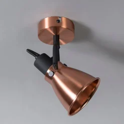 Klassischer, verstellbarer Deckenstrahler Kupfer - Jos