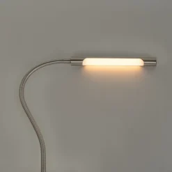 Klemm-Schreibtischlampe Stahl inkl. LED mit Touch-Dimmer - Lionard