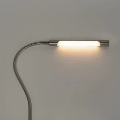 Klemm-Schreibtischlampe Stahl inkl. LED mit Touch-Dimmer - Lionard