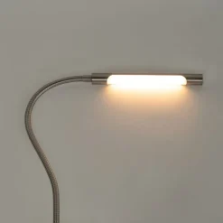 Klemm-Schreibtischlampe Stahl inkl. LED mit Touch-Dimmer - Lionard