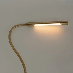 Klemm-Schreibtischleuchte Messing inkl. LED mit Touchdimmer - Lionard