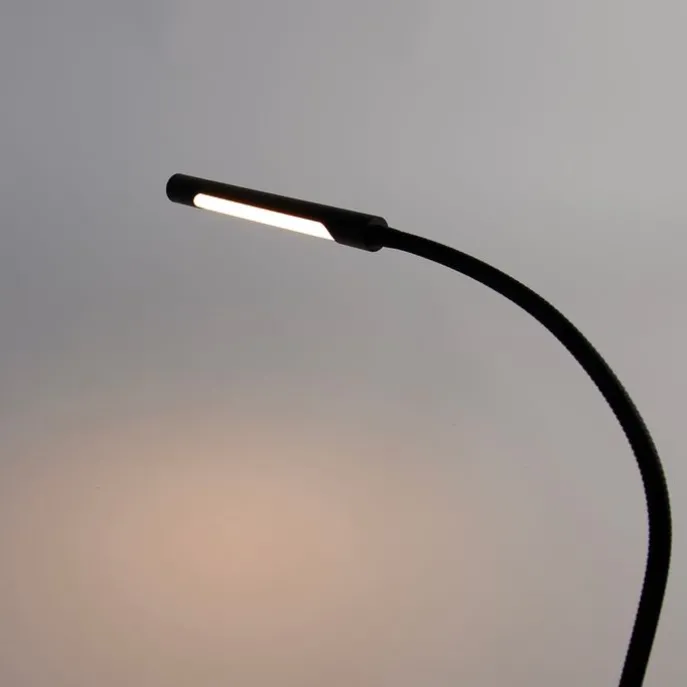 Klemm-Schreibtischleuchte schwarz inkl. LED mit Touchdimmer - Lionard