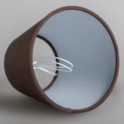 Kronleuchter beige 60 cm mit braunen Lampenschirmen - Giuseppe 8