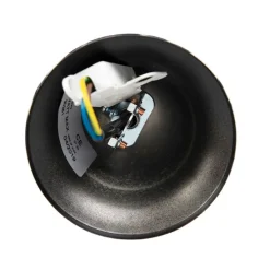 Kronleuchter braun plissiert creme Klemmkappe 5-Licht - Giuseppe